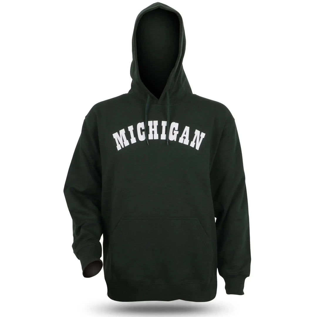 RuckFitt Green Michigan Hoodie, University Spartans Sweatshirt Hoodie-Sweatshirt-S-