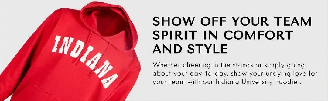 RuckFitt Indiana Hoodie, Hoosiers Sweatshirt IU Hoodie University
