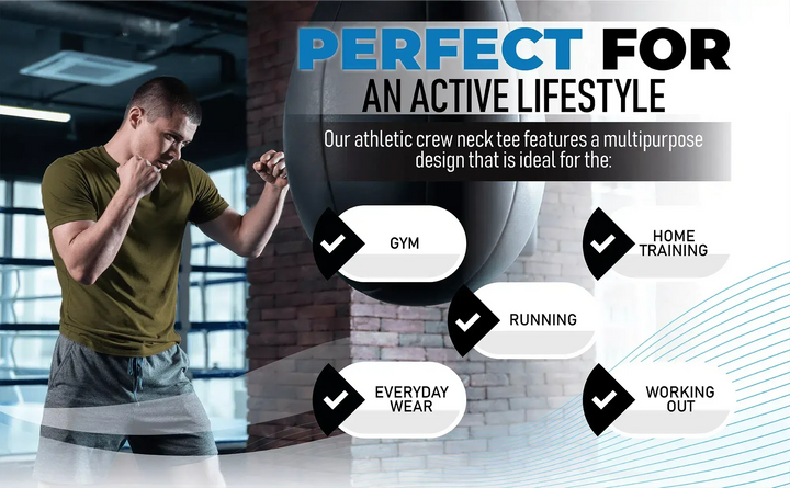 Circle One Men's Crew-Neck T-Shirt - 3-Pack - Army Green, Bluestone, Carbon-Circle One-Ruckfitt