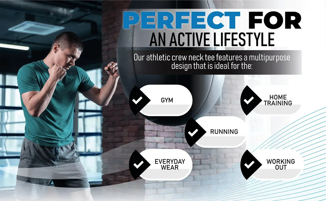 Circle One Men's Crew-Neck T-Shirt 3-Pack - Light Blue, Bluestone, Cardinal Red-Circle One-Ruckfitt