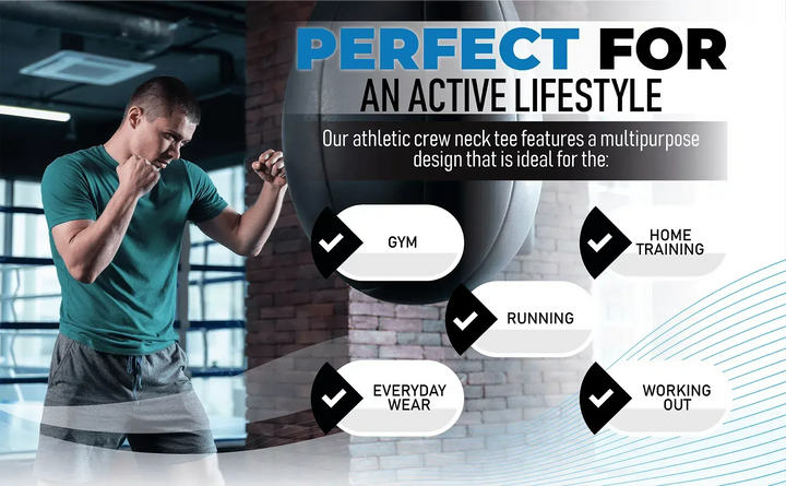 Circle One Men's Crew-Neck T-Shirt 3-Pack - Light Blue, Bluestone, Cardinal Red-Circle One-Ruckfitt