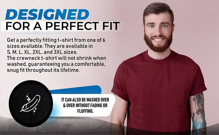 Circle One Men's Crew-Neck T-Shirt 3-Pack - Light Blue, Bluestone, Cardinal Red-Circle One-Ruckfitt