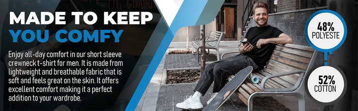 Circle One Men's Crew-Neck T-Shirts For Men 3-Pack - Army Green, Black, Navy-Circle One-Ruckfitt