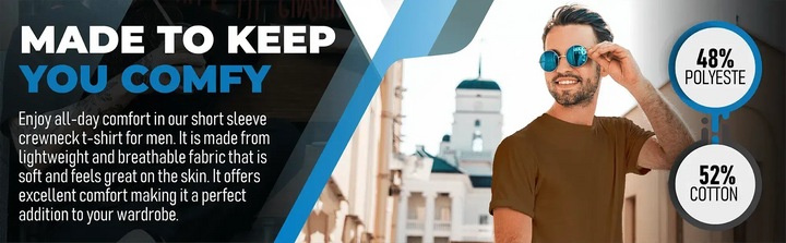 Circle One Men's Crew-Neck T-Shirts For Men 3-Pack - Army Green-Circle One-Ruckfitt