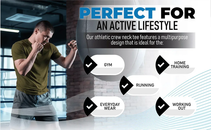 Circle One Men's Crew-Neck T-Shirts For Men 3-Pack - Army Green-Circle One-Ruckfitt