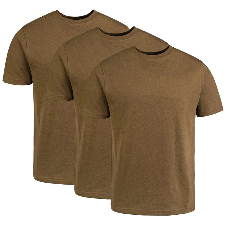 Circle One Men's Crew-Neck T-Shirts For Men 3-Pack - Army Green