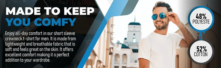 Circle One Men's Crew-Neck T-Shirts For Men 3-Pack - Carbon, Army Green, White-Circle One-Ruckfitt