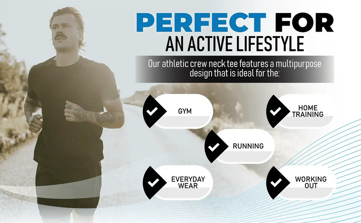 Circle One Men's Crew-Neck T-Shirts For Men 3-Pack - Carbon-Circle One-Ruckfitt