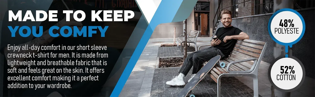 Circle One Men's Crew-Neck T-Shirts For Men 3-Pack - Heather Gray, Black, White-Circle One-Ruckfitt