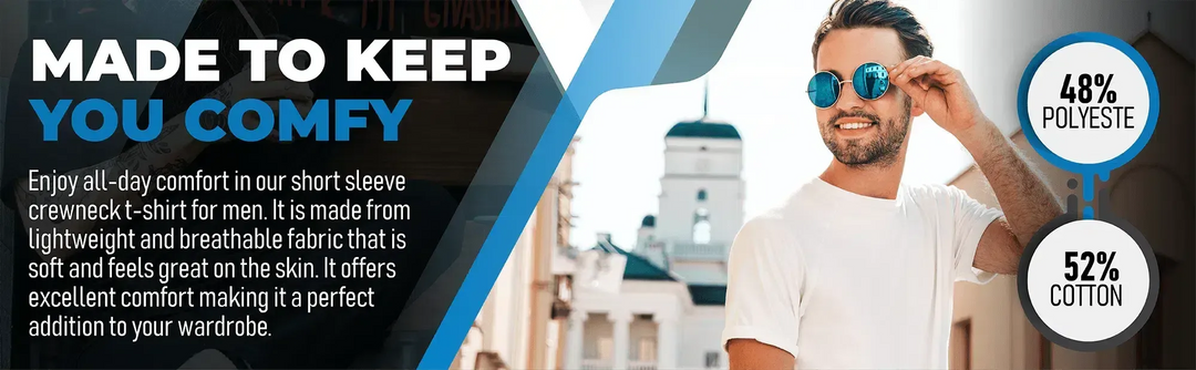 Circle One Men's Crew-Neck T-Shirts For Men 3-Pack - White-Circle One-Ruckfitt