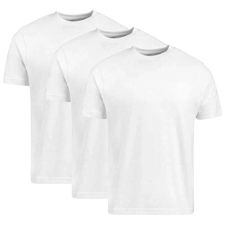 Circle One Men's Crew-Neck T-Shirts For Men 3-Pack - White