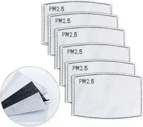 Cloth Face Mask Filters, PM 2.5 Mask Filter, 10 Pack-Cloth Masks-