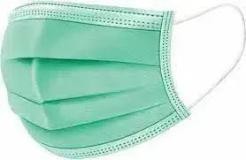 FuturePPE 3 Ply Disposable Face Mask , 3PLY, 3-PLY Face Mask - Surgical Masks-3PLY-Green-50 Masks-