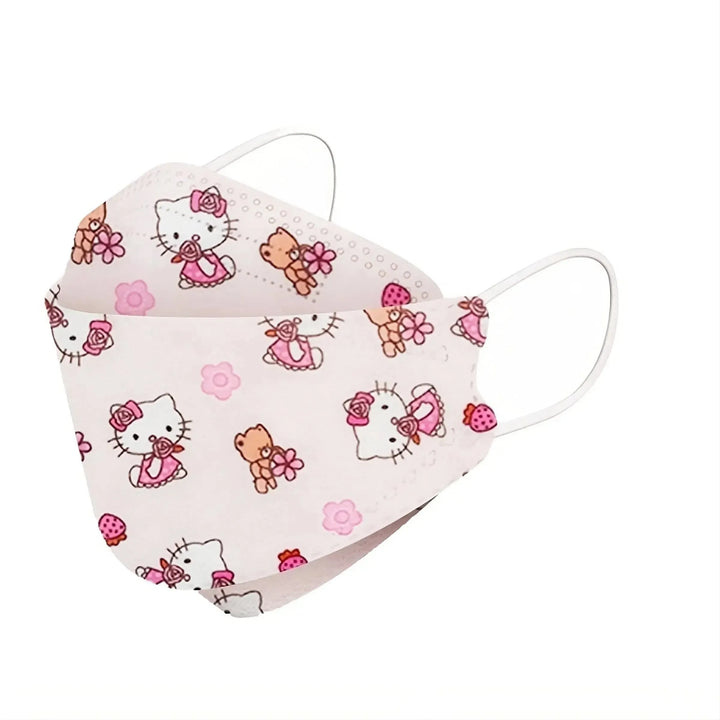 Kids KF94 Face Masks, Kids Disposable Masks, Children's Face Mask-Kids Face Masks-Hello Kitty-10 Masks-