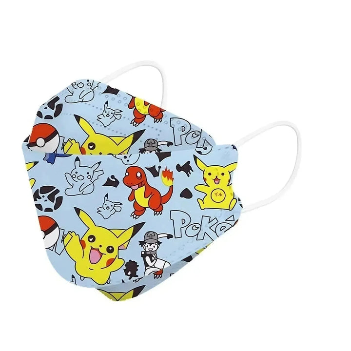 Kids KF94 Face Masks, Kids Disposable Masks, Children's Face Mask-Kids Face Masks-Pokemon-10 Masks-