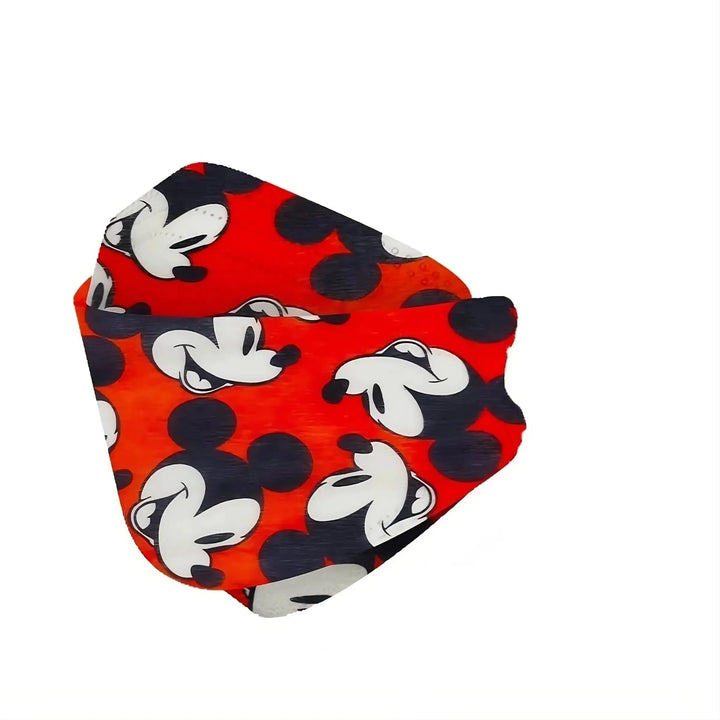 Kids KF94 Face Masks, Kids Disposable Masks, Children's Face Mask-Kids Face Masks-Red Mickey Mouse-10 Masks-