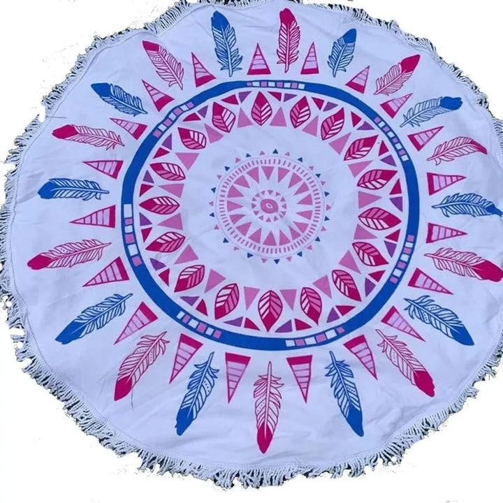 Mervie Beach Picnic Towels-Beach Towels-Feather Light-