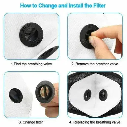 Neoprene Sports Face Mask with Premium Filter-FuturePPE-Ruckfitt