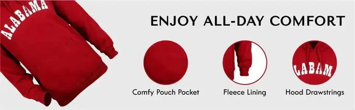 RuckFitt Alabama Hoodie, Crimson Tide Hoodie Sweatshirt-Ruckfitt-Ruckfitt