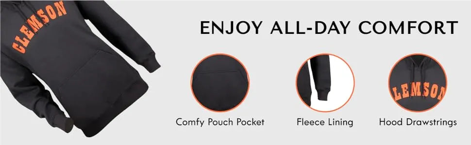 RuckFitt Clemson Hoodie, Tigers Sweatshirt Hoodie-Ruckfitt-Ruckfitt