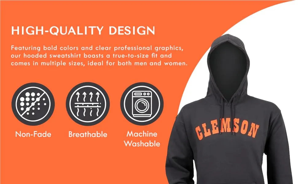 RuckFitt Clemson Hoodie, Tigers Sweatshirt Hoodie-Ruckfitt-Ruckfitt