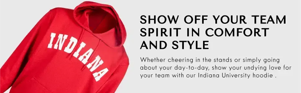 RuckFitt Indiana Hoodie, Hoosiers Sweatshirt IU Hoodie University Sweatshirt-Ruckfitt-Ruckfitt