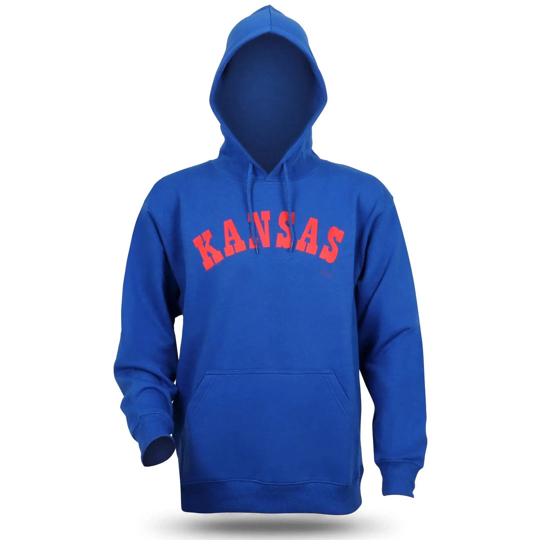 Ruckfitt Kansas Hoodie, Jayhawks Hoodie KU Sweatshirt-Sweatshirt-S-