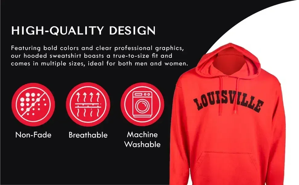RuckFitt Louisville Hoodie, Louisville Sweatshirt Hoodie-Sweatshirt-S-