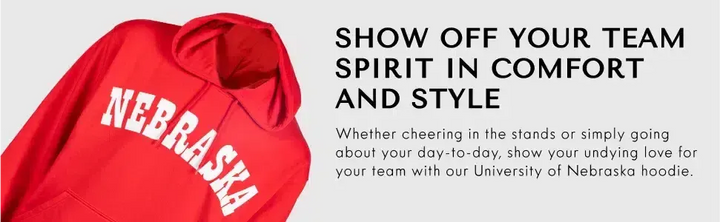 RuckFitt Nebraska Hoodie, Cornhuskers Hoodie Sweatshirt-Ruckfitt-Ruckfitt