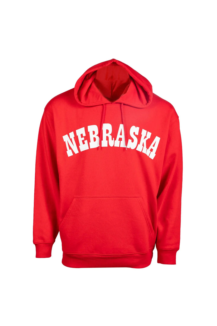 RuckFitt Nebraska Hoodie, Cornhuskers Sweatshirt Hoodie-Sweatshirt-S-