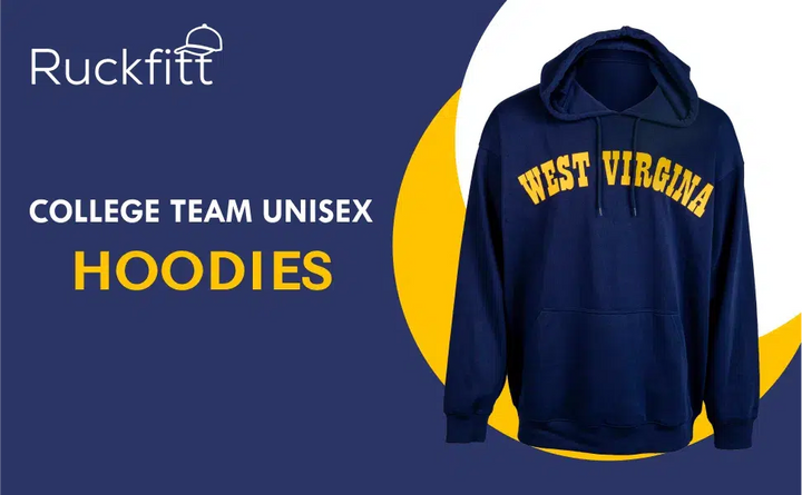 RuckFitt West Virginia Hoodie, Mountaineers Sweatshirt Hoodie