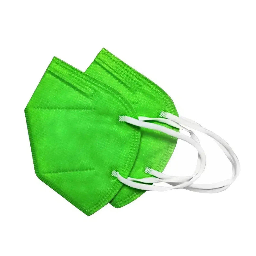 Small or Petite KN95 Face Masks, K95 Small Size Mask-Masks-Preppy Green-10 Masks-