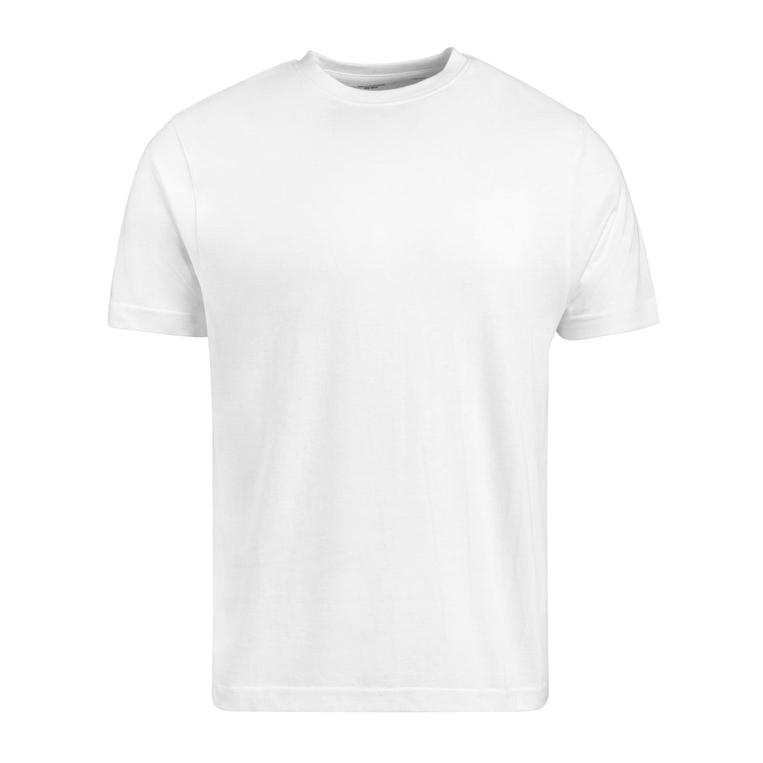 Circle One Men's Crew Neck T-Shirt For Men, Athletic Cut - White