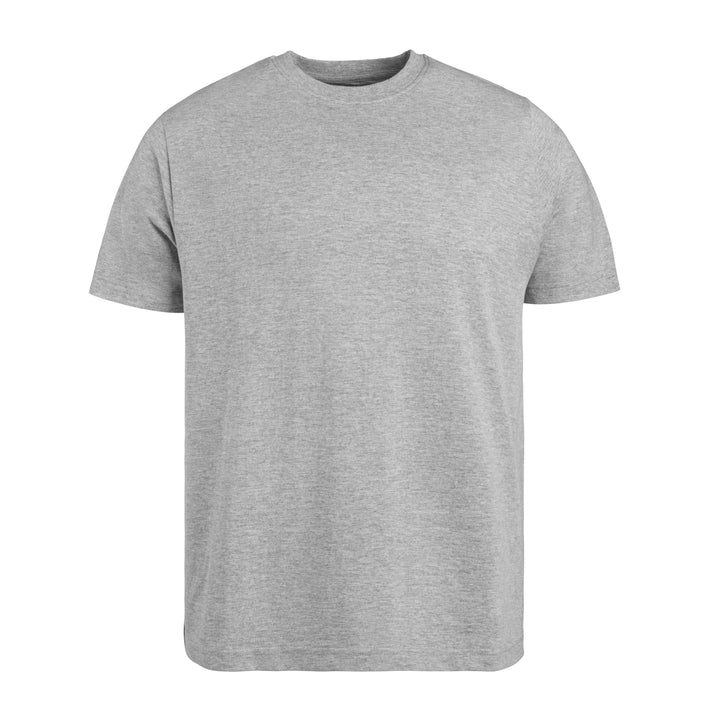 Circle One Men's Crew Neck T-Shirt For Men, Athletic Cut - Heather Gray