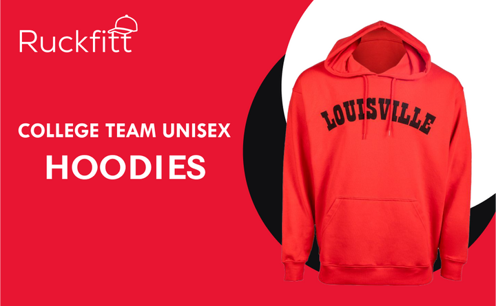 RuckFitt College Hoodies, Sports Team Sweatshirt, Louisville Hoodie