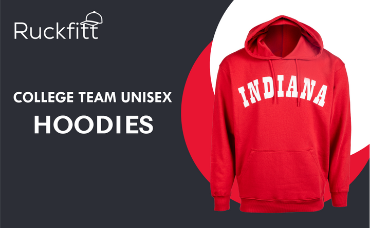 RuckFitt College Hoodies, Sports Team Sweatshirt, Indiana Hoodie